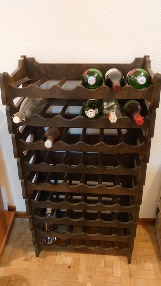 Botellero de madera para vinos