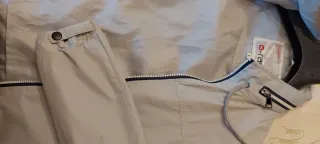 Giubbino antivento grigio foderato