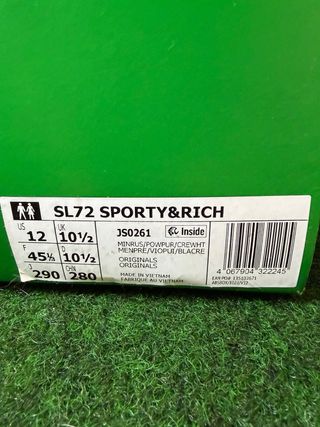 Adidas SL 72 x Sporty & Rich 45 1/3 (NUEVA)