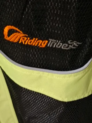 Giubbino estivo moto/scooter giallo/nero