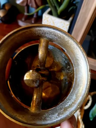 Timbre Vintage Recepción Hotel Bronce