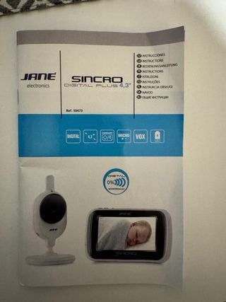 Vigilabebés Jane Sincro Screen Plus 4,3