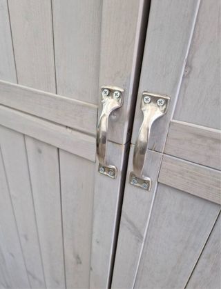 Armario/cobertizo de madera gris