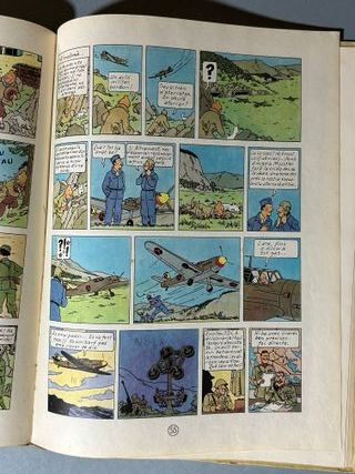 Tintín EL CEPTRE D'OTTOKAR 1a Edición Catalán 1965