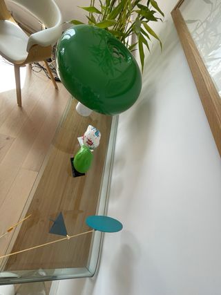 Consola Cristal y Roble Diseño