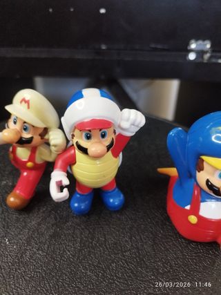 3 Figuras Mario Bros McDonald's Nintendo