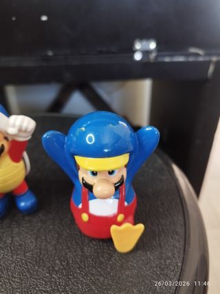 3 Figuras Mario Bros McDonald's Nintendo