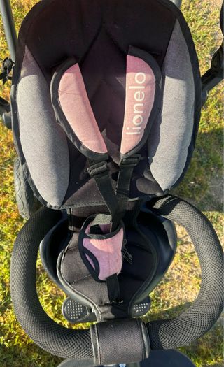Triciclo multifunción Lionelo bebé rosa