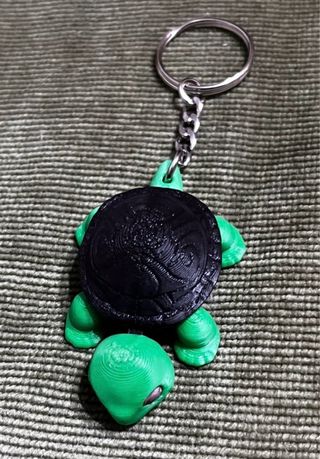 Llavero Tortuga Impresión 3D