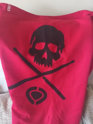 Pantalón Skate Skull Trunk Rojo Marca Circa size36