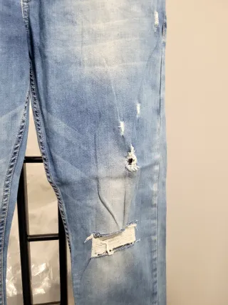 Vaqueros Azules Desgastados Talla M