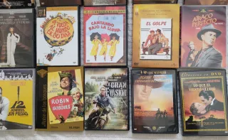 Lote 15 DVDs Cine Clásico y Varios Géneros