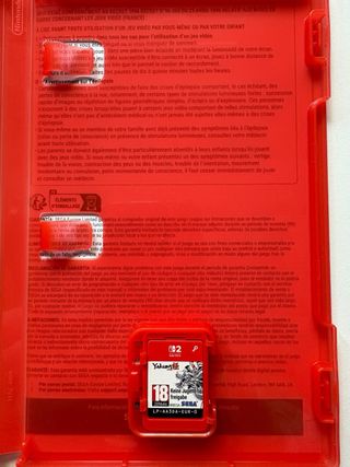 Yakuza Kiwami Nintendo Switch - Key Card