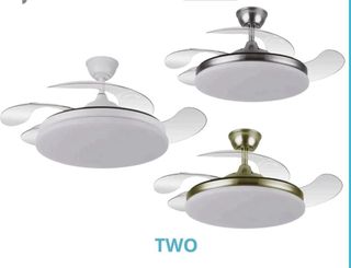 Ventilador Techo Retráctil LED (varios modelos)