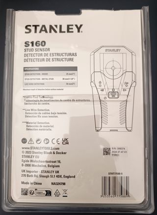 Stanley S160 Detector de Estructuras.