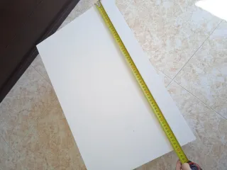 Baúl de madera blanco