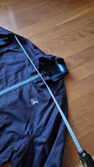 Giacca K-Way antivento blu taglia L
