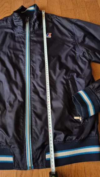 Giacca K-Way antivento blu taglia L