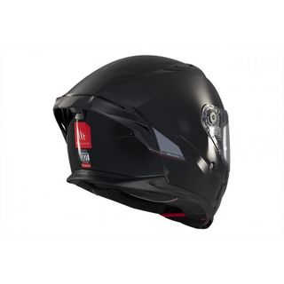 Casco Integral MT Braker SV Solid A1 Negro Brillo