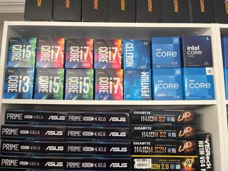 Cajas vacias de procesadores