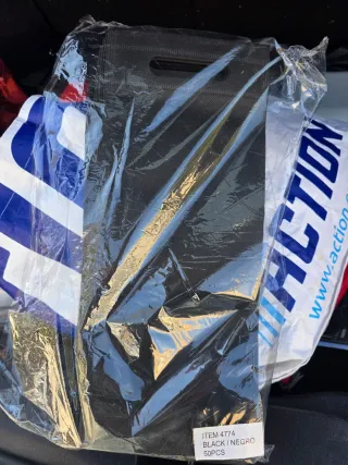 Bolsas de vino negras (50 unidades)