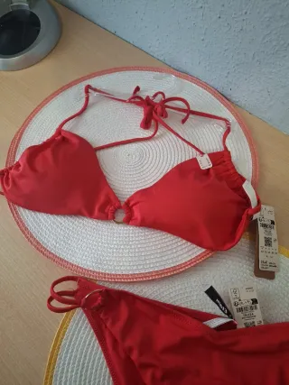 Bikini Etam Rojo Nuevo Talla XL