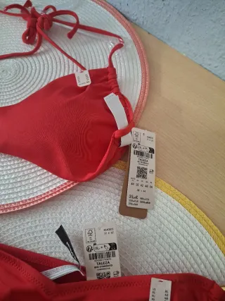 Bikini Etam Rojo Nuevo Talla XL