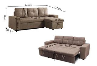 Sofa Flex Cama moderna – Espacioso y Funcional