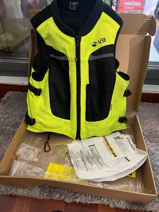 Chaleco Motoairbag V3 FluorTalla S-M