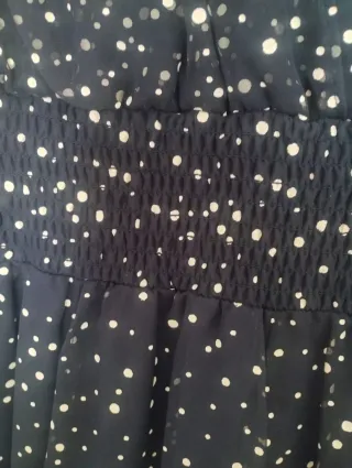 Vestido midi C&A lunares T40/46