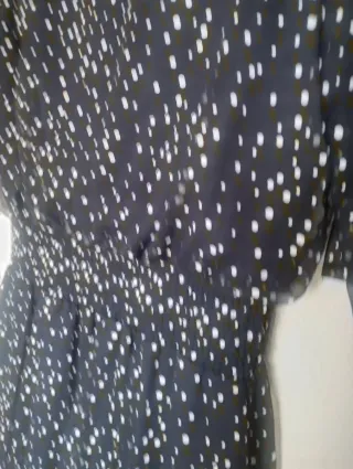 Vestido midi C&A lunares T40/46