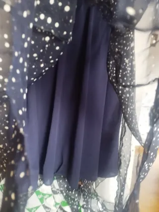 Vestido midi C&A lunares T40/46