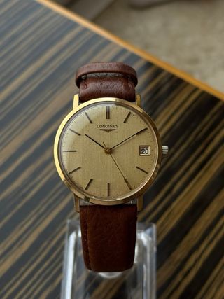 Reloj Longines Vintage Mecánico Dorado 34mm