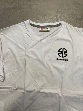 T-shirt Kawasaki bianca taglia XL