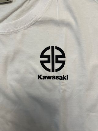 T-shirt Kawasaki bianca taglia XL
