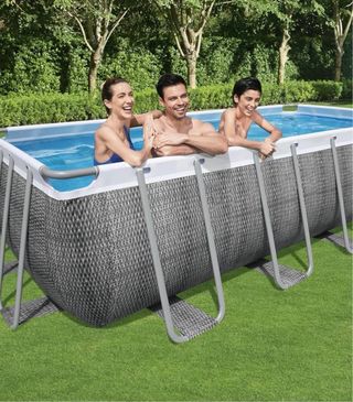 Bestway Piscina Rectangular 549x274x122 cm, Ratan