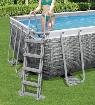 Bestway Piscina Rectangular 549x274x122 cm, Ratan