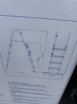 Bestway Piscina Rectangular 549x274x122 cm, Ratan