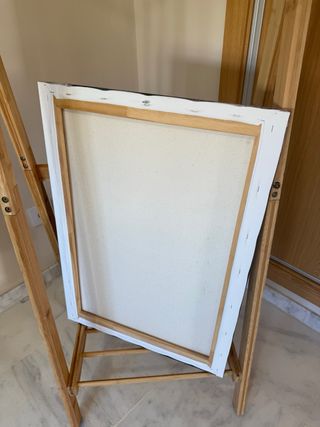 Lienzo Decorativo: Mujer y Elefante