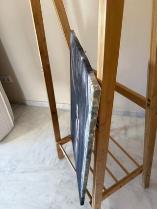 Lienzo Decorativo: Mujer y Elefante