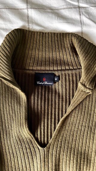 Maglia donna cotone verde oliva