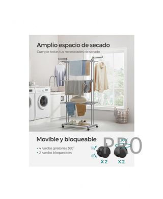 Tendedero Plegable de 4 Niveles