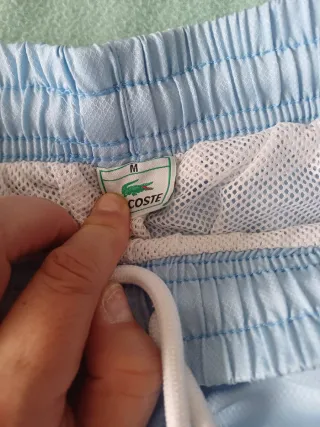 Pantalón chándal Lacoste azul