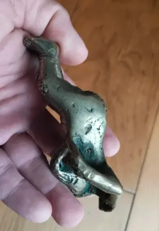 Ganesha de bronce tumbado 13x7 cm