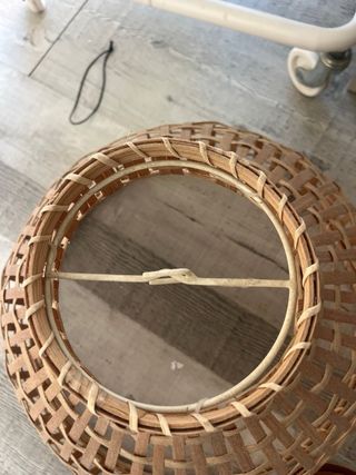 Pantalla lámpara techo bambú IKEA GOTTORP