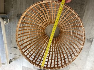 Pantalla lámpara techo bambú IKEA GOTTORP