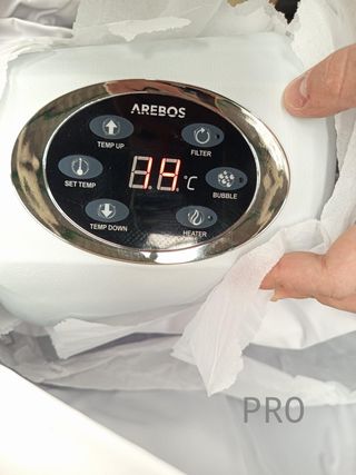 Arebos SPA Hinchable Piscina de hidromasaje.