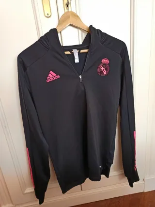 Chándal Real Madrid Adidas Negro y Rosa