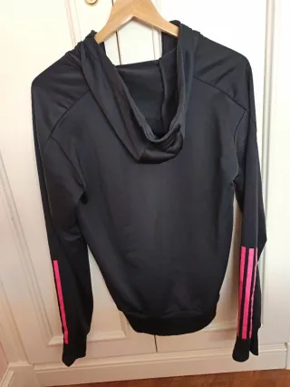 Chándal Real Madrid Adidas Negro y Rosa