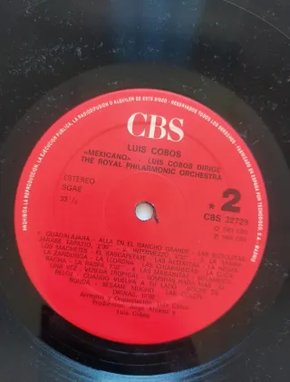 Vinilo Mexicano Luis Cobos